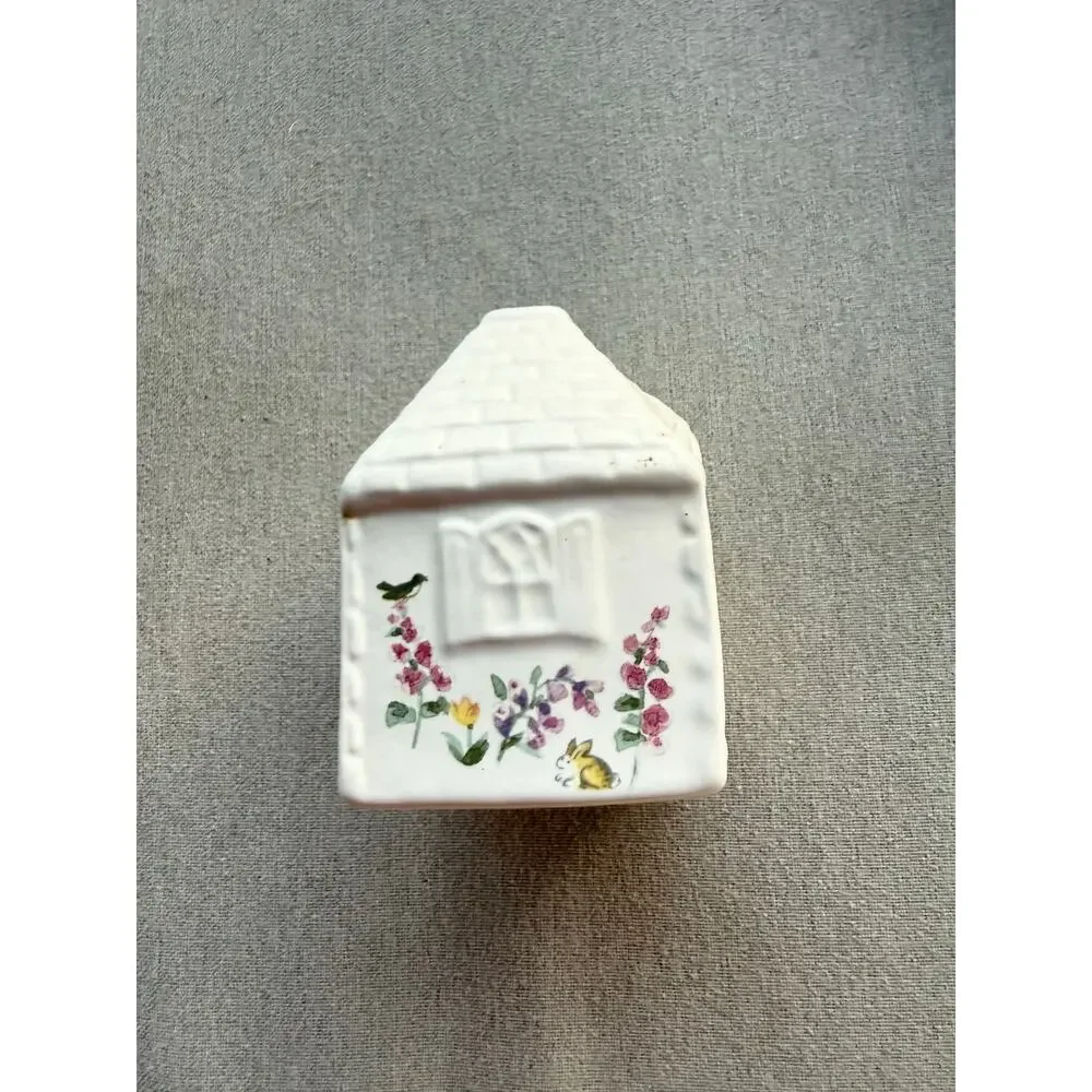 Vintage Pfaltzgraff Cottage Pepper Shaker Cream Floral USA